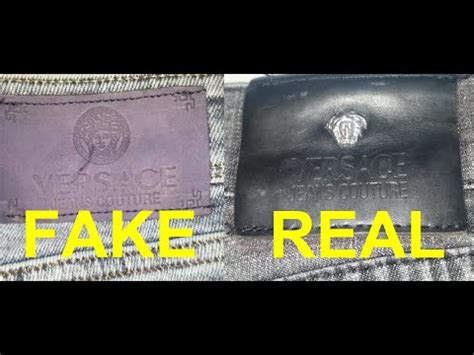 Real vs. Fake Versace Jeans. How to spot fake Versace